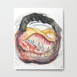 Ochre Hills Metal Print