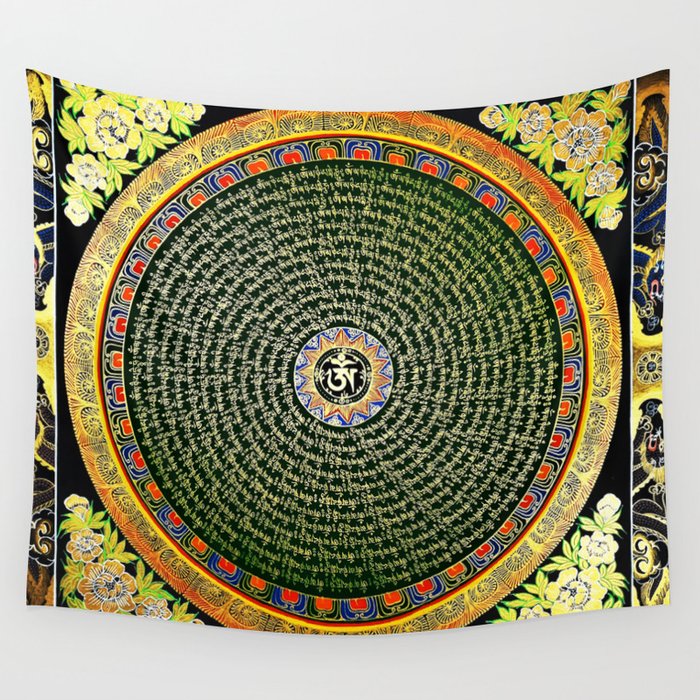 Tibetan mandala 2025 tapestry