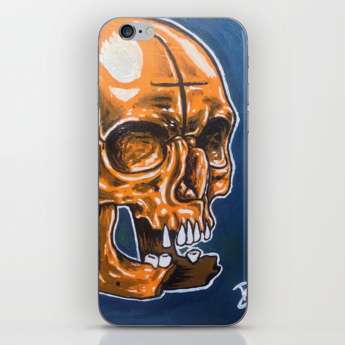 Skull Oil Painting  iPhone Skin