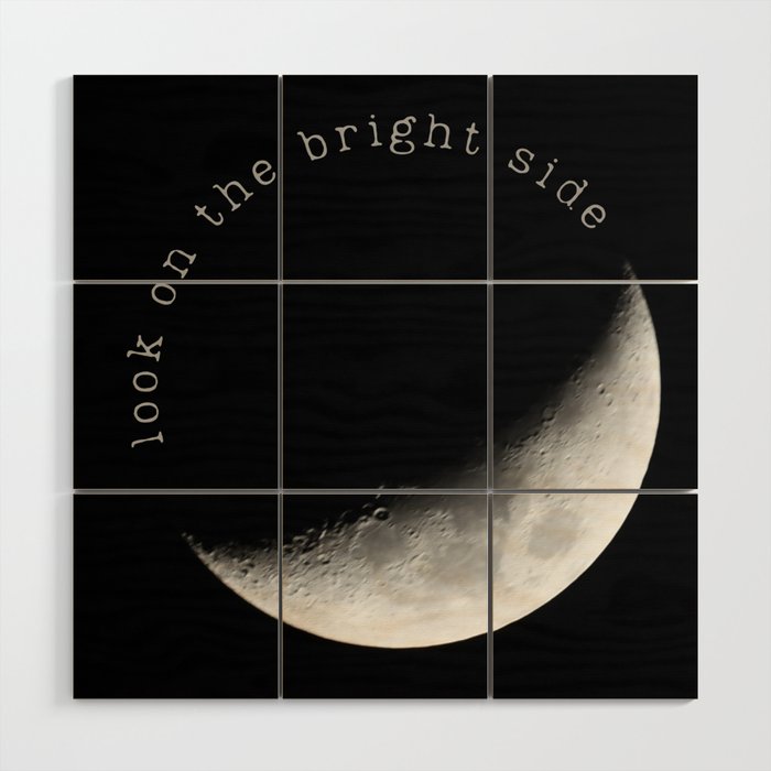 look on the bright side Wood Wall Art