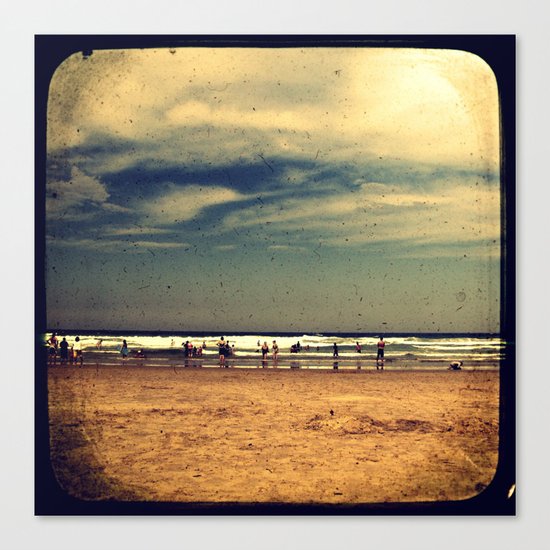 Vintage Beach - Through The Viewfinder (TTV) Canvas Print