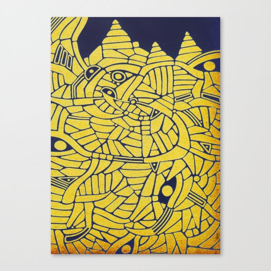 - mountainous - Canvas Print