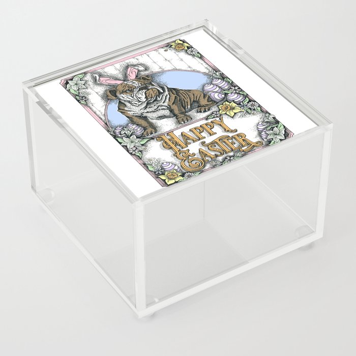 Sapphorica Creations- Philip the Bulldog Acrylic Box