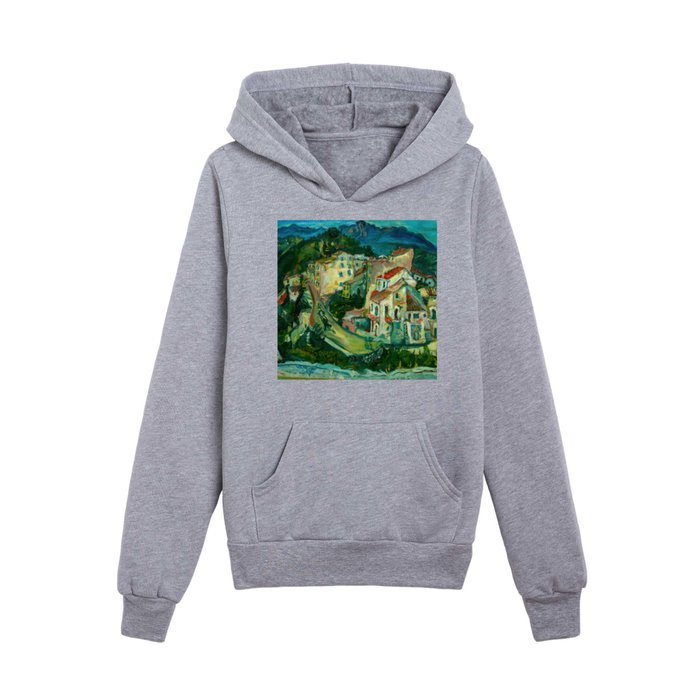 Chaim Soutine - View of Cagnes Kids Pullover Hoodie