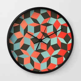 Penrose tiling I Wall Clock