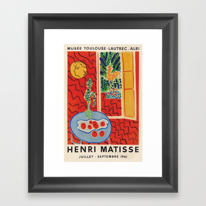 Henri Matisse - Exhibition poster Albi 1961 Framed Art Print