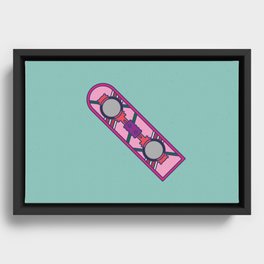 Hoverboard - Back to the future series Framed Canvas