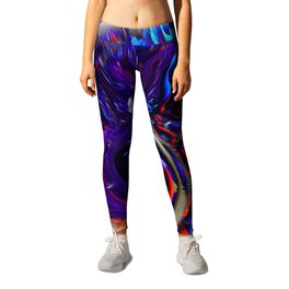 abstract explosion Leggings | Abstract, Haroulita, Colorful, Watercolor, Floral, Flower, Glitch, Pop Art, Glitchy, Graphicdesign 
