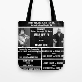 #5-B Memphis Wrestling Window Card Tote Bag