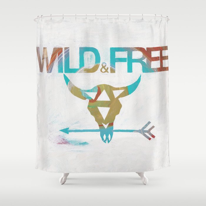 WILD & FREE Shower Curtain