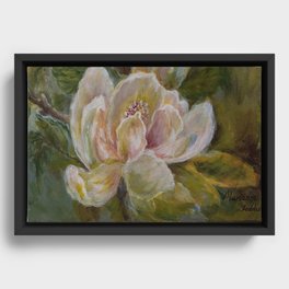 Dancing Magnolias Framed Canvas