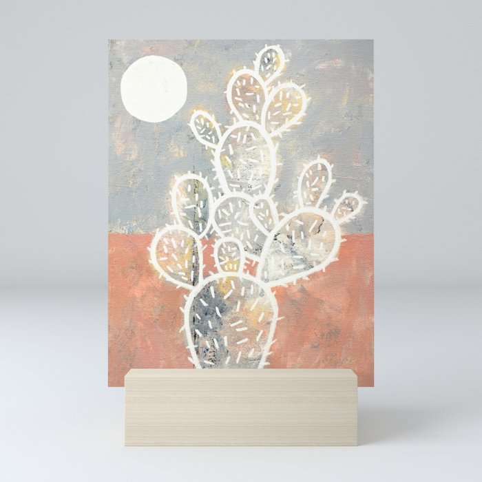 Cactus Moon Mini Art Print