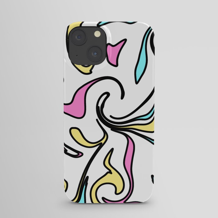 Cool watercolor minimalist beautiful tie dye design iPhone Case