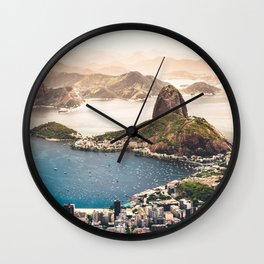 Rio de Janeiro Brazil Wall Clock