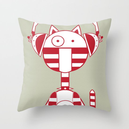 Scat 2 Throw Pillow