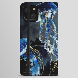 Metallic Ocean III - Flipped Vertical Axis iPhone Wallet Case