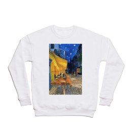 Cafe Terrace, (1888) Crewneck Sweatshirt