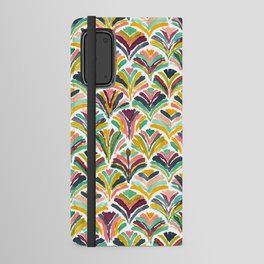 DECKED OUT Colorful Scallop Print Android Wallet Case