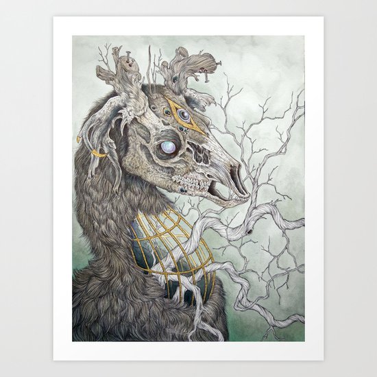 Forgotten Haunts, as a print Art Print