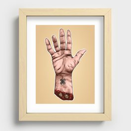 All of Me: Right Hand Recessed Framed Print