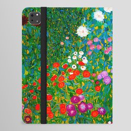 Gustav Klimt - Flower Garden iPad Folio Case