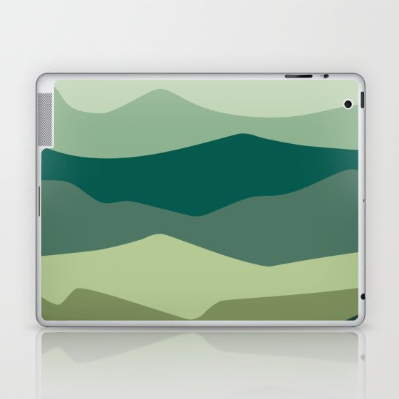 Abstract Landscape forest Laptop & iPad Skin