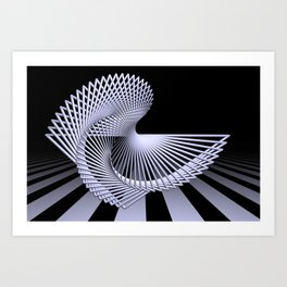 geometric design -810- Art Print