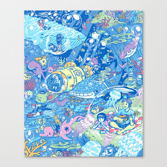 Underwater Canvas Print