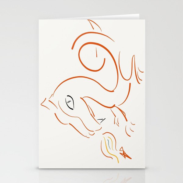 Red Dragon Stationery Cards