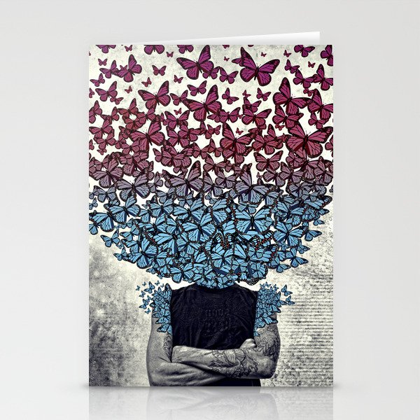 Butterflies In my head. Stationery Cards