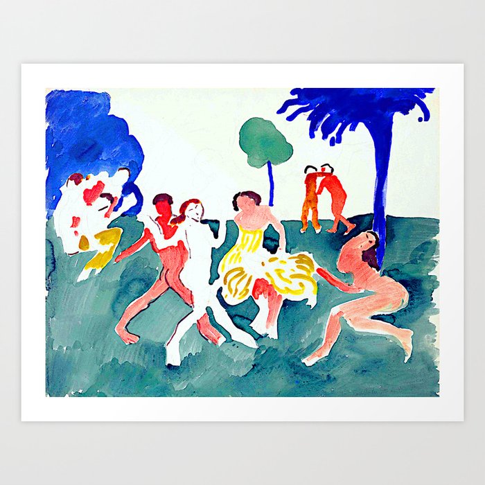 Andre Derain The Gavotte Dance Art Print