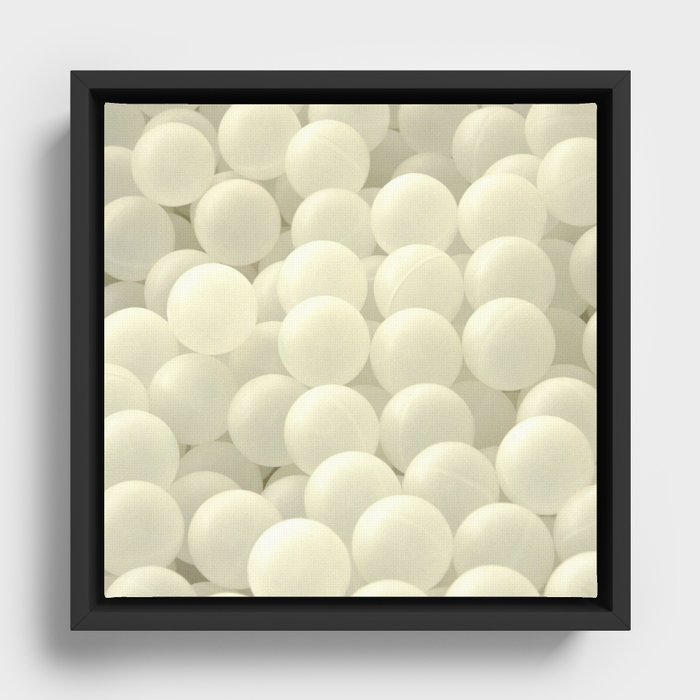 Ping Pong Framed Canvas