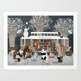 little library Art Print