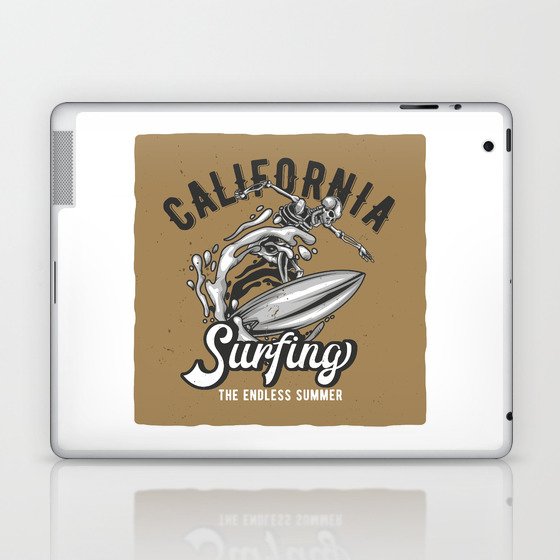 California Surfing Laptop & iPad Skin