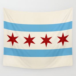 Chicago Flag Wall Tapestry
