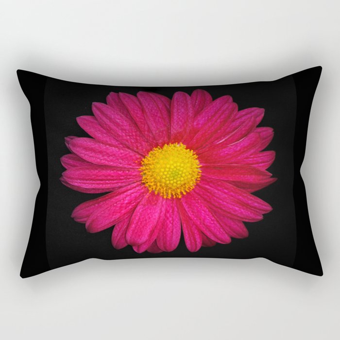 Pink Chrysanthemum Rectangular Pillow