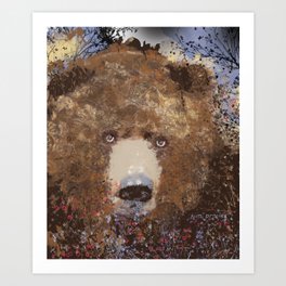 Brown Bear Art Print