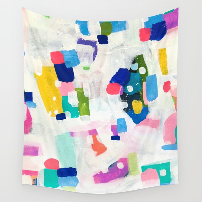 Easy & Colorful Abstract Painting for KIDS / FUN /Acrylics on