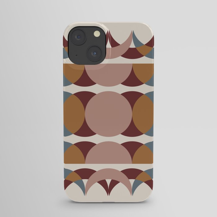 Moon Phases Abstract IX iPhone Case