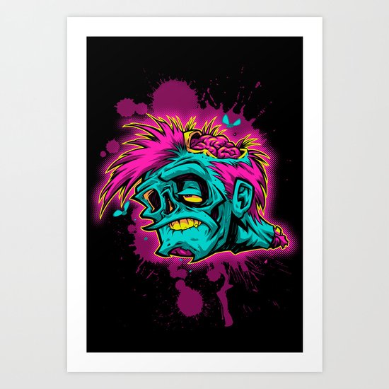 POP-ZOMBIE Art Print