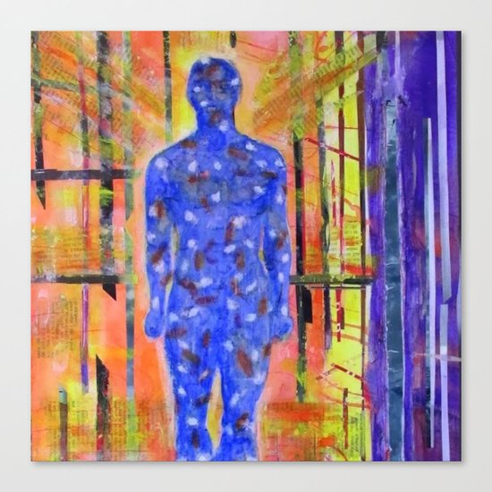 Man Disguised as Spirit by GJ Gillespie Canvas Print