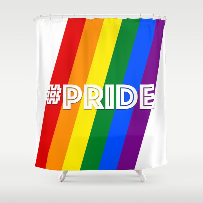 #Pride Shower Curtain