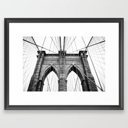 new york #3 - Brooklyn Bridge Framed Art Print