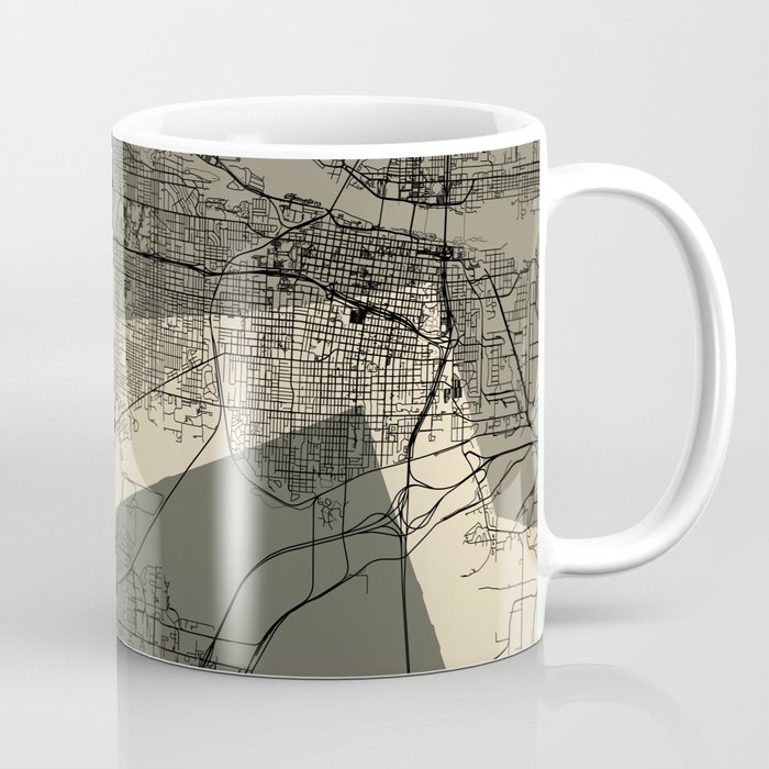 Little Rock, USA. City Map Coffee Mug