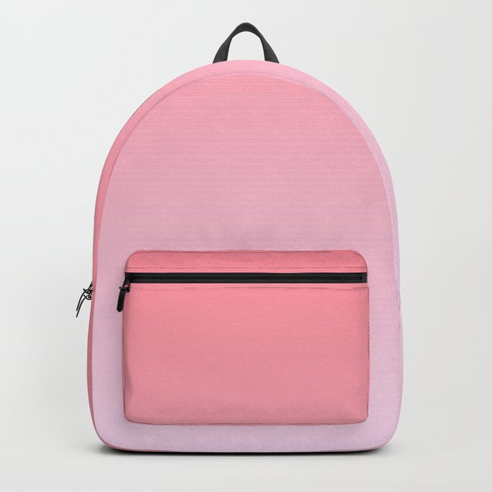 Pastel Ombre Rose Color Gradient Millennial Pink Lilac Cute Pattern Backpack