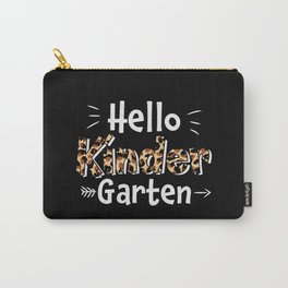 Hello Kindergarten Back To School Carry-All Pouch