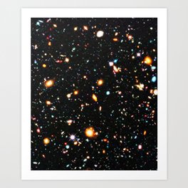 Hubble Extreme Deep Field High Resolution Art Print