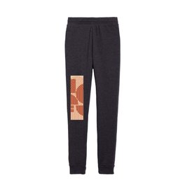 Terracotta Abstract Arch Kids Joggers