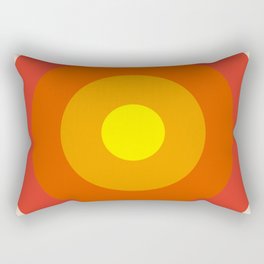 Alus - Classic Orange Yellow Dots Rectangular Pillow