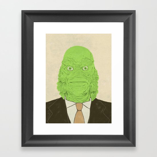 Young Professional from the Black Lagoon Framed Art Print